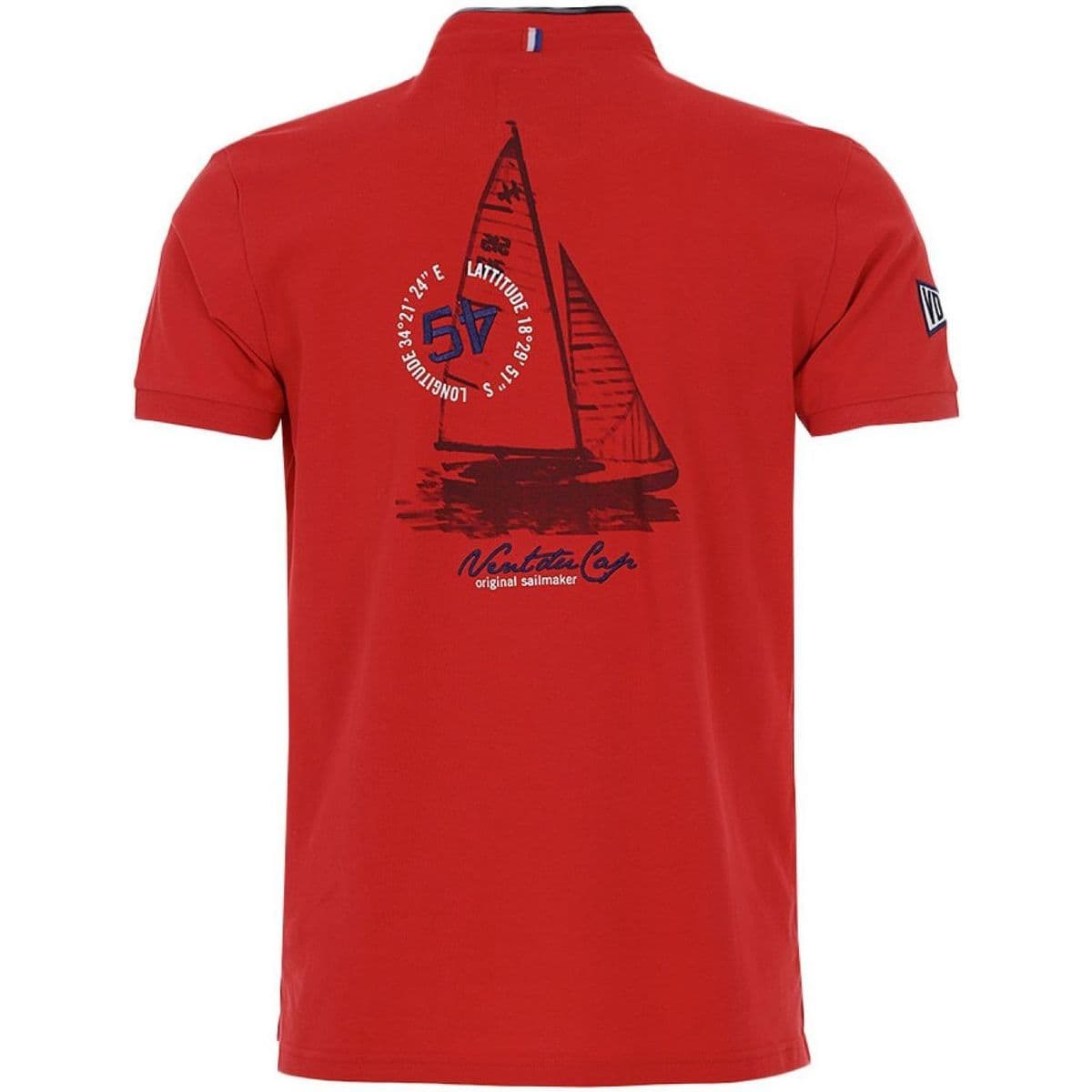 Men's Polo Shirts Vent Du Cap Red