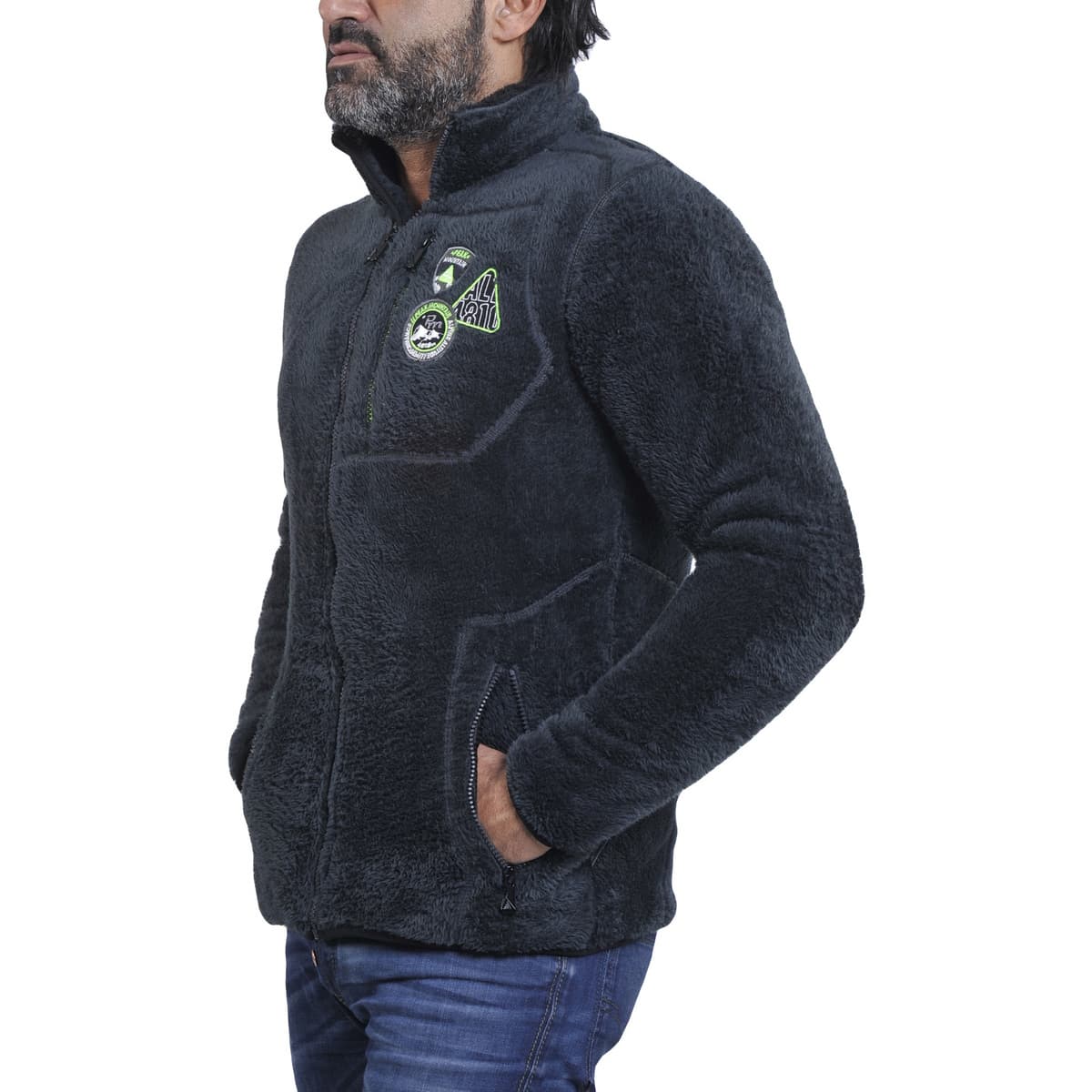 Men's Sweatshirts Peak Mountain Gray