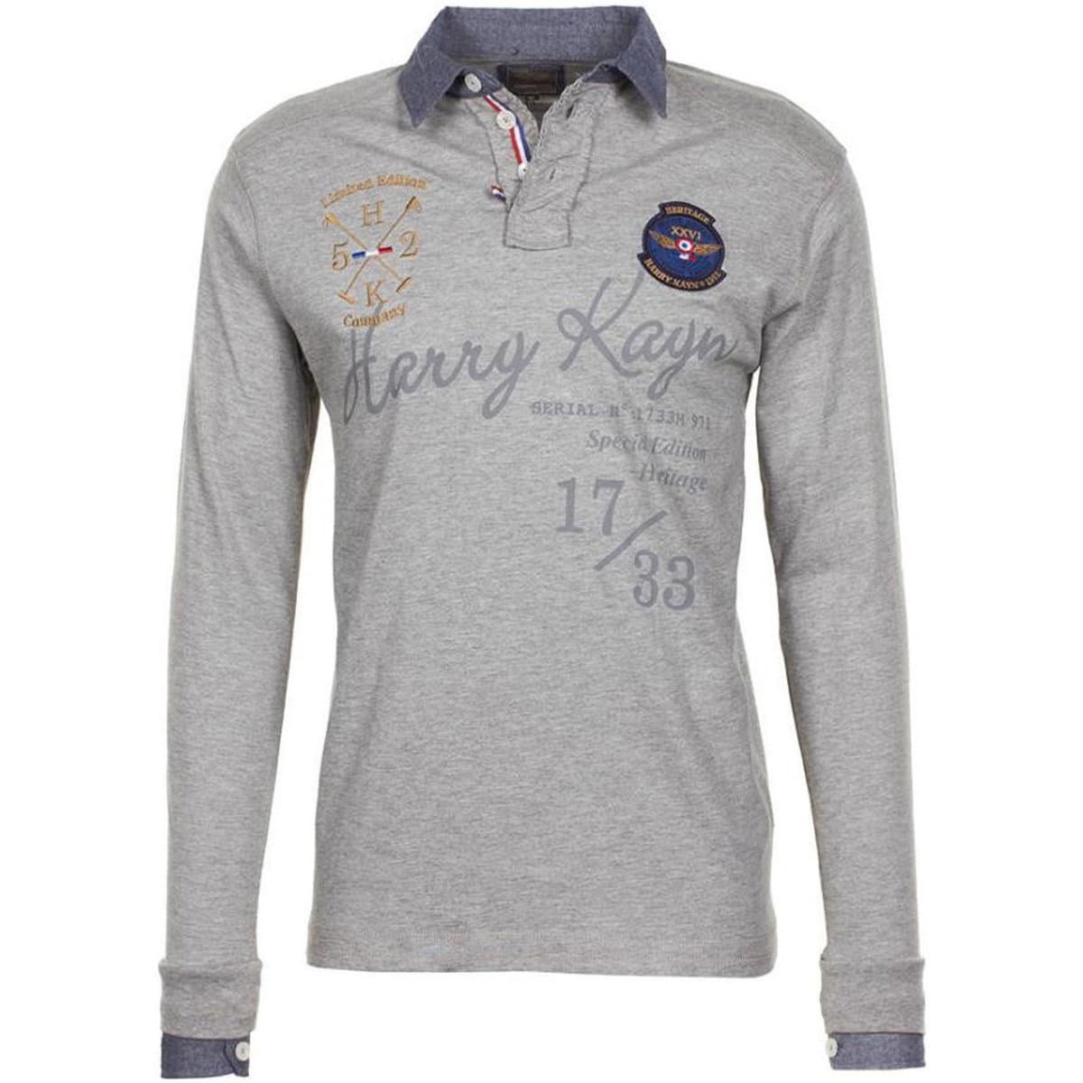 Πόλο με μακριά μανίκια Harry Kayn Polo manches longues homme CAZBI