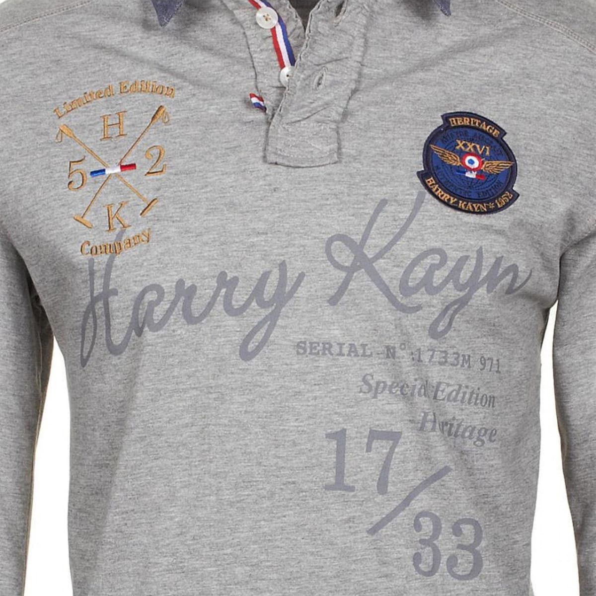 Men's Polo Shirts Harry Kayn Gray
