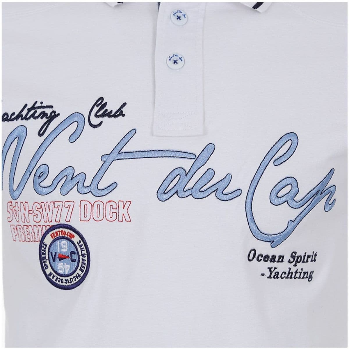 Men's Polo Shirts Vent Du Cap White