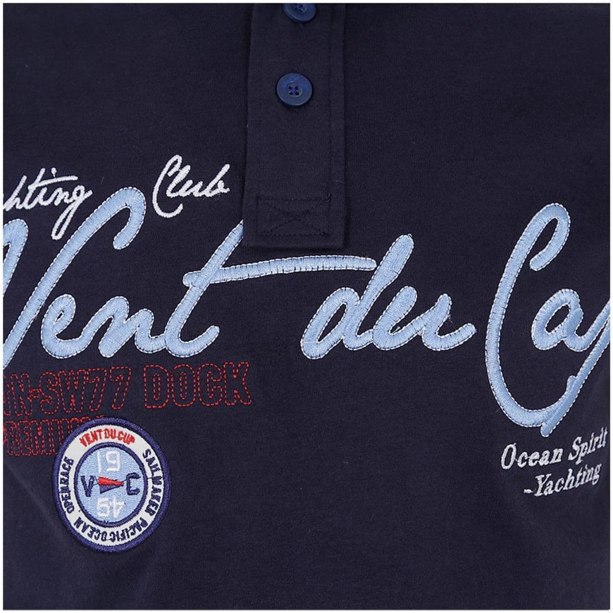 Men's Polo Shirts Vent Du Cap Blue