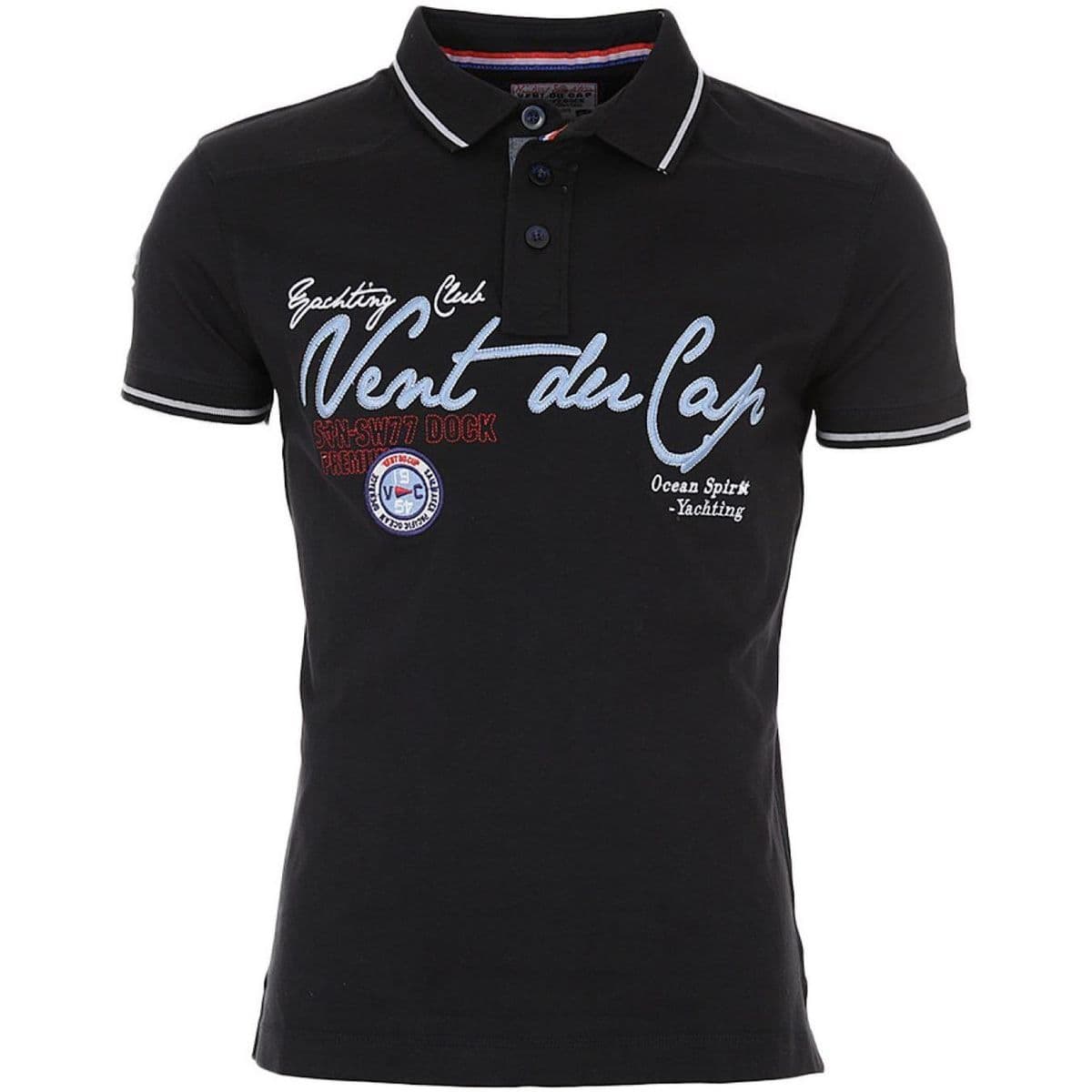 Men's Polo Shirts Vent Du Cap Black