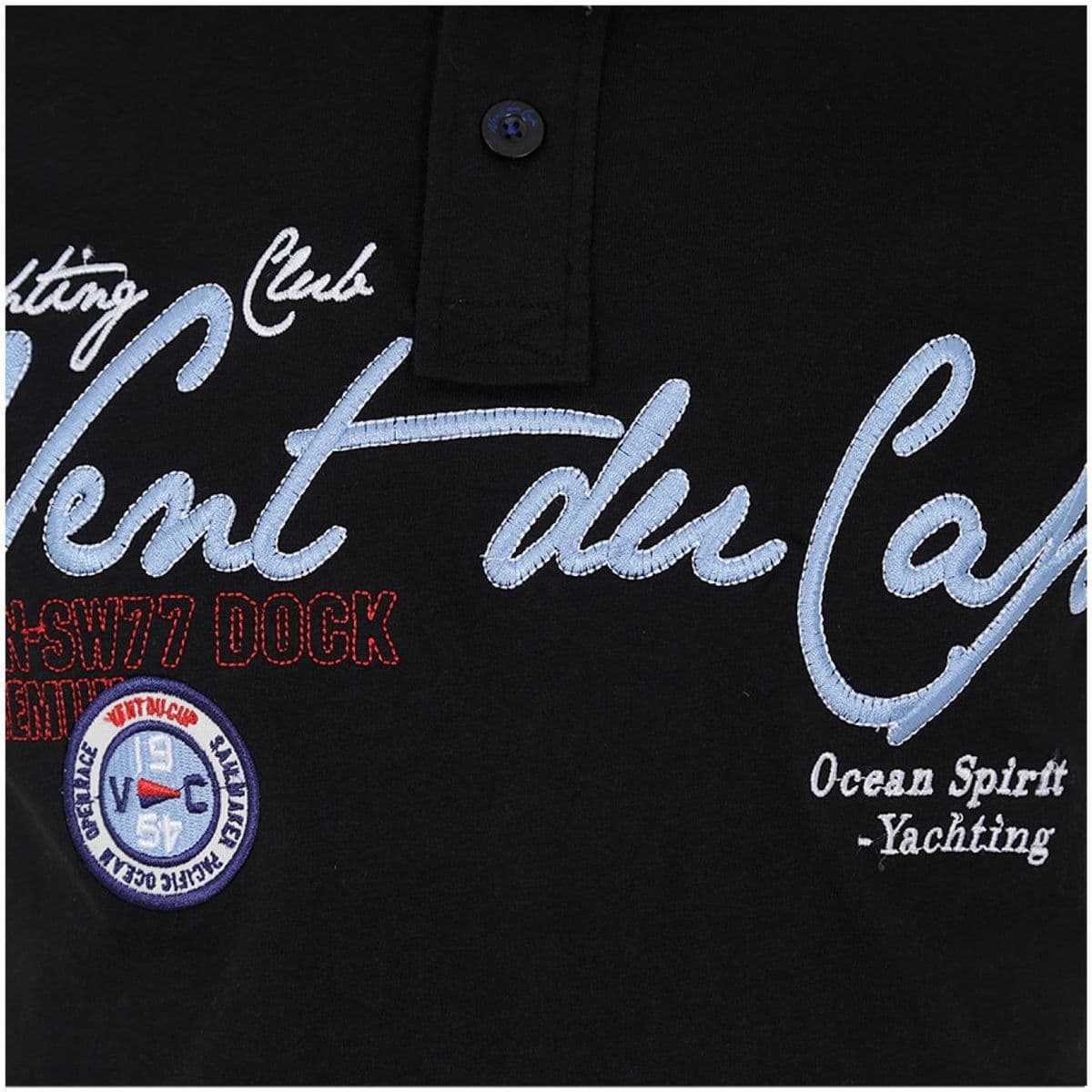 Men's Polo Shirts Vent Du Cap Black