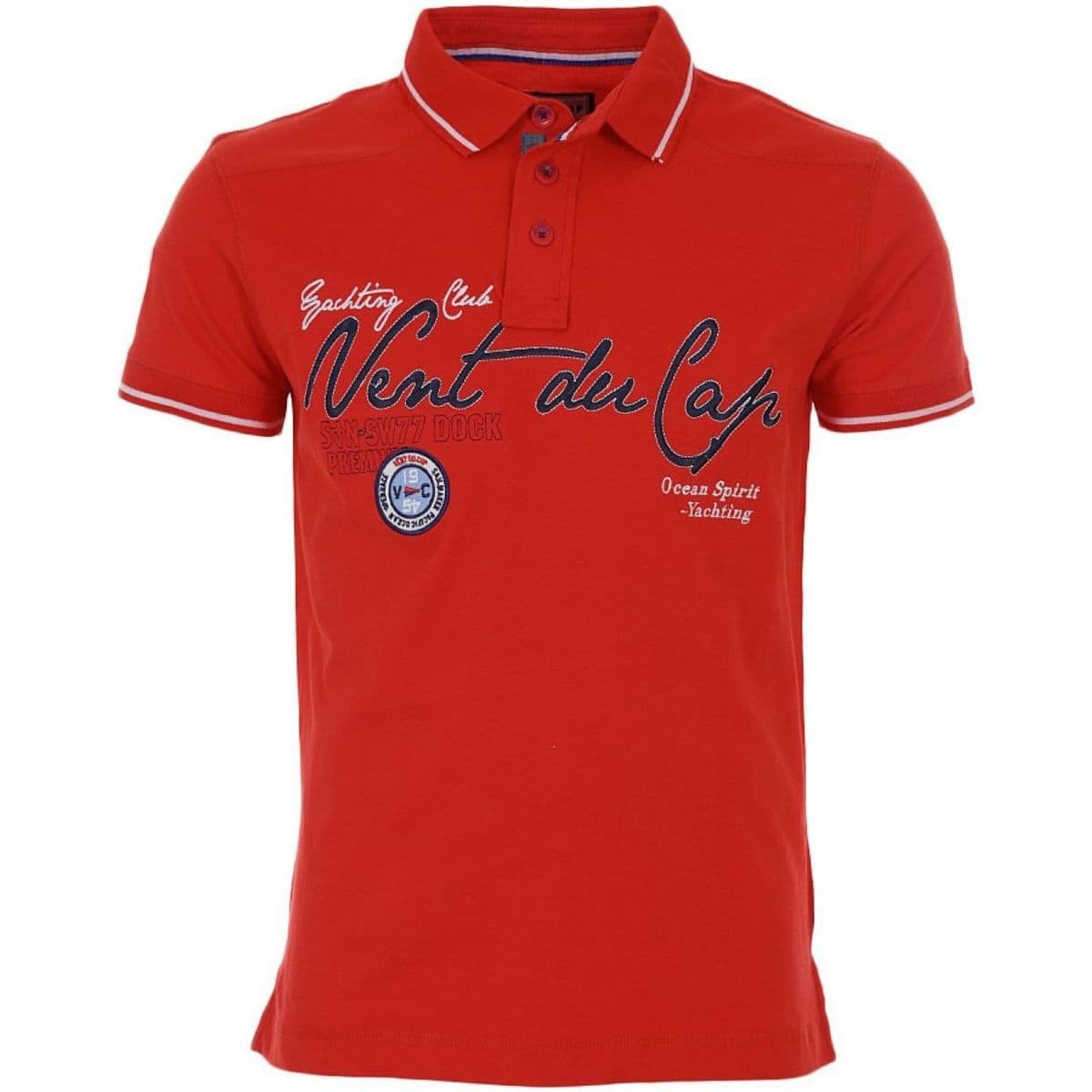 Men's Polo Shirts Vent Du Cap Red