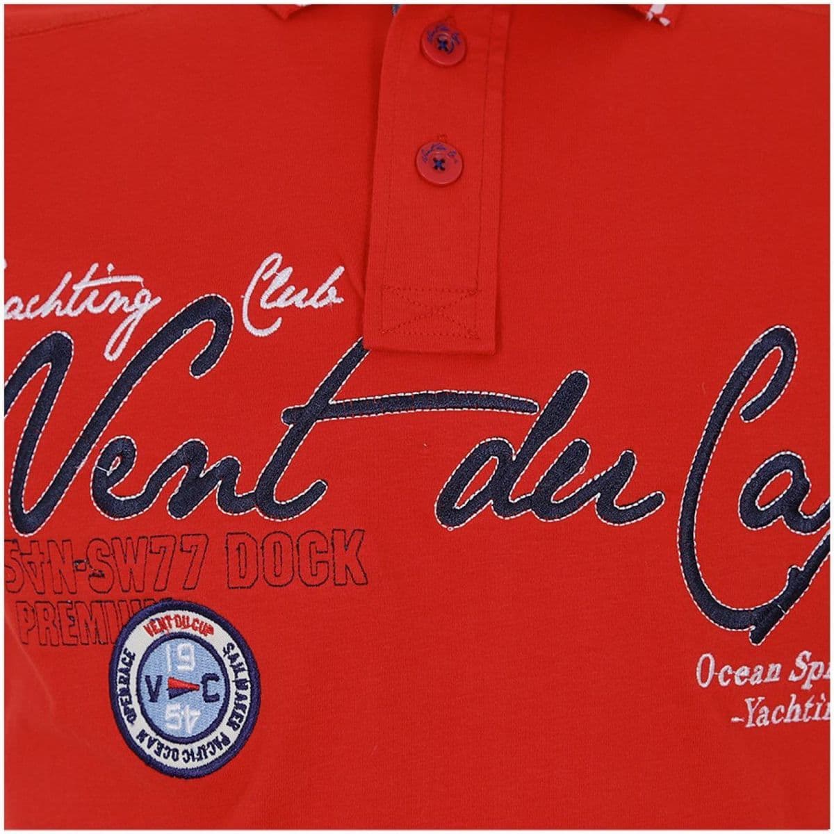 Men's Polo Shirts Vent Du Cap Red