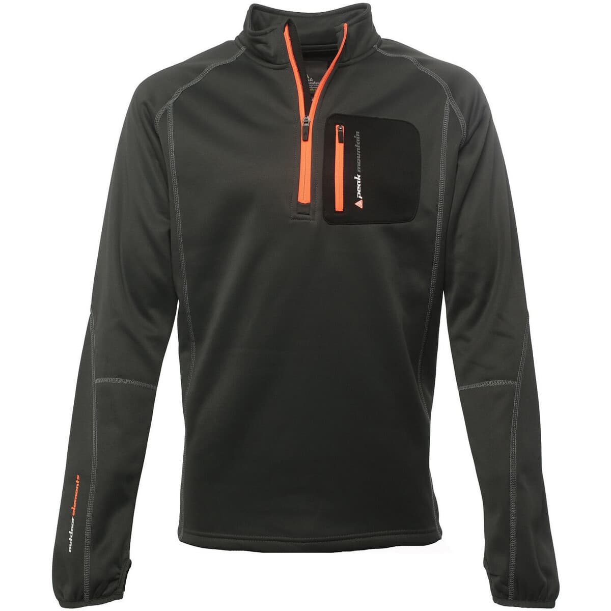 Men's Sweatshirts Peak Mountain Orange