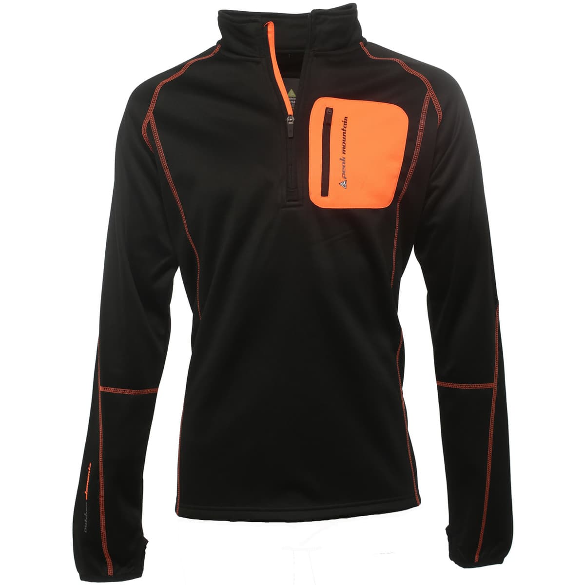 Men's Sweatshirts Peak Mountain Orange
