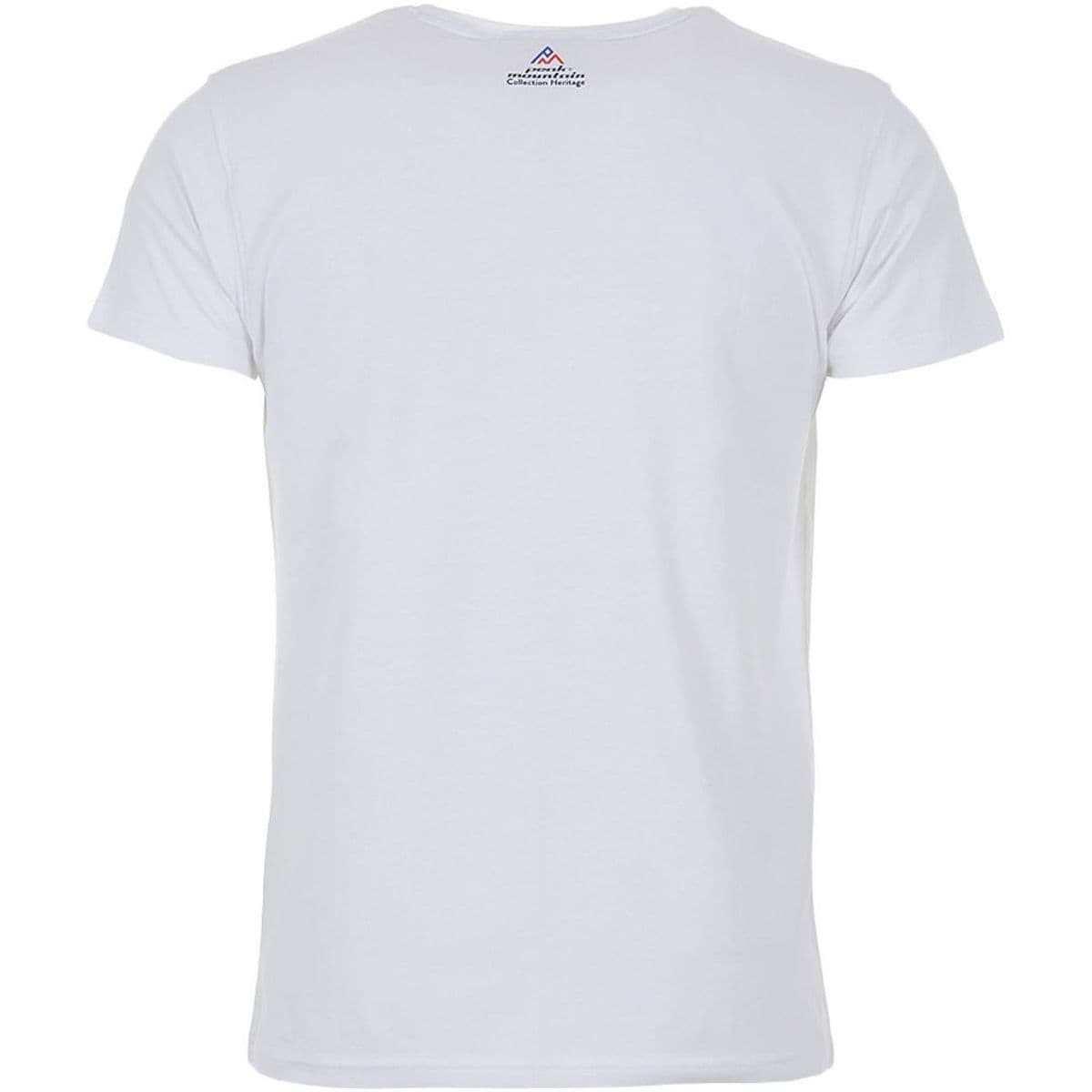Men's T-Shirts Peak Mountain White