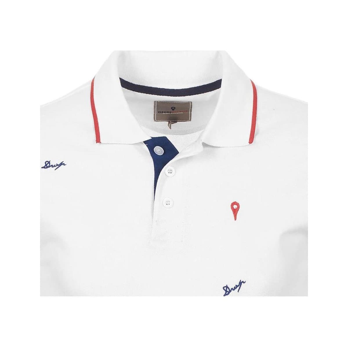 Men's Polo Shirts Degré Celsius White