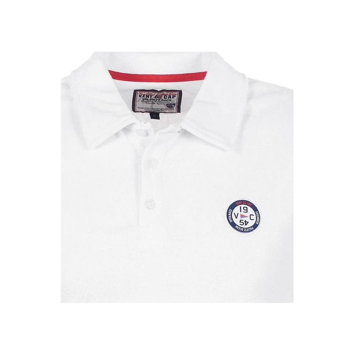 Men's Polo Shirts Vent Du Cap White