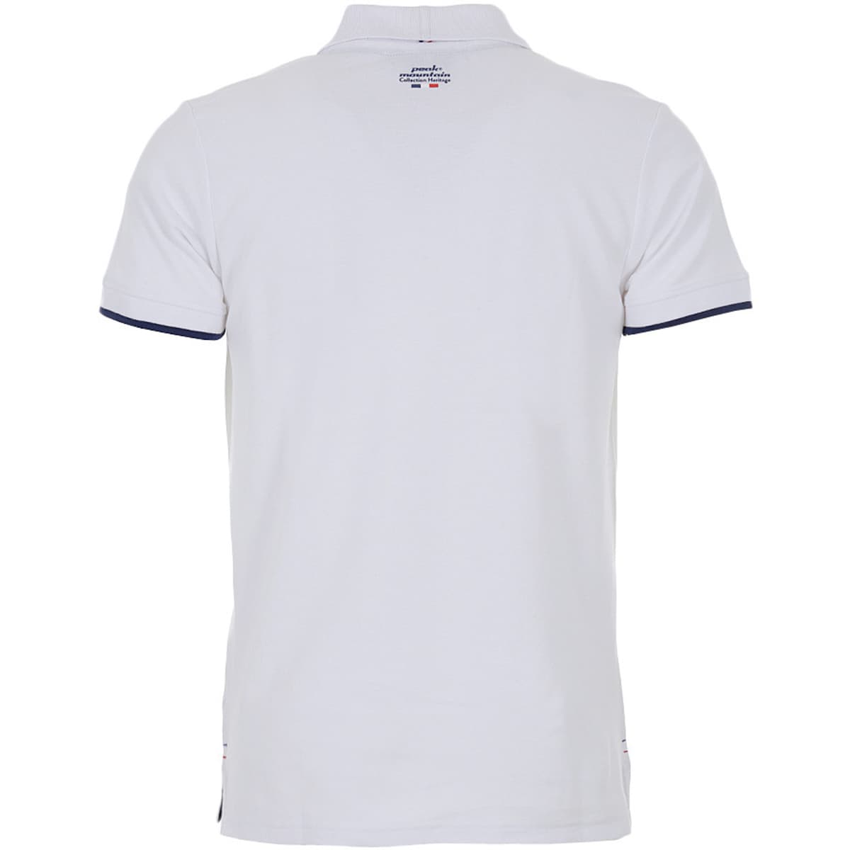 Men's Polo Shirts Peak Mountain White