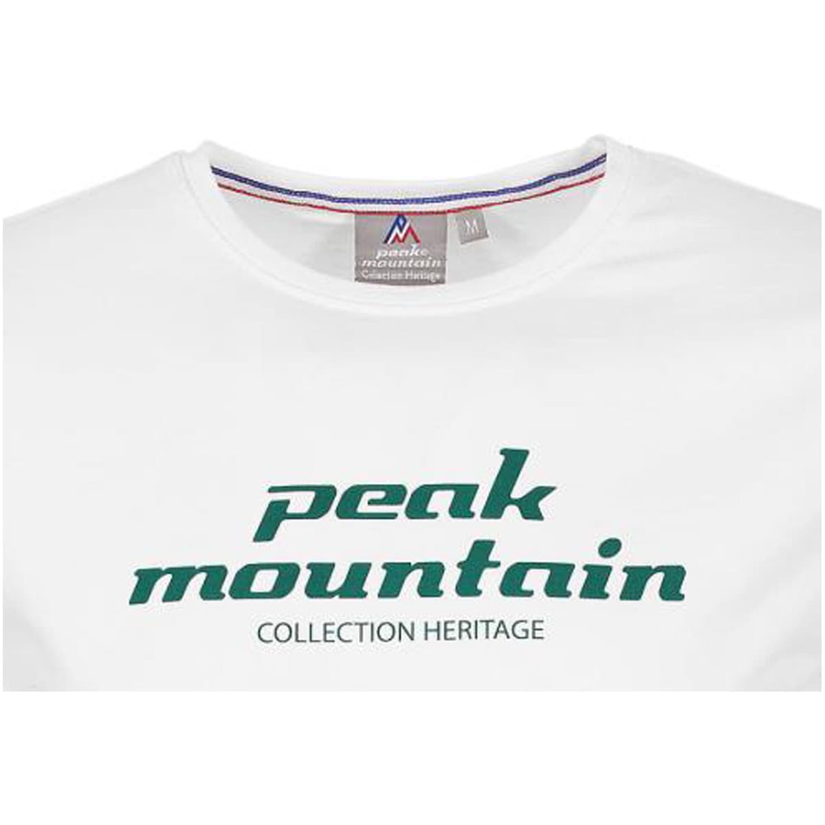 Men's T-Shirts Peak Mountain White