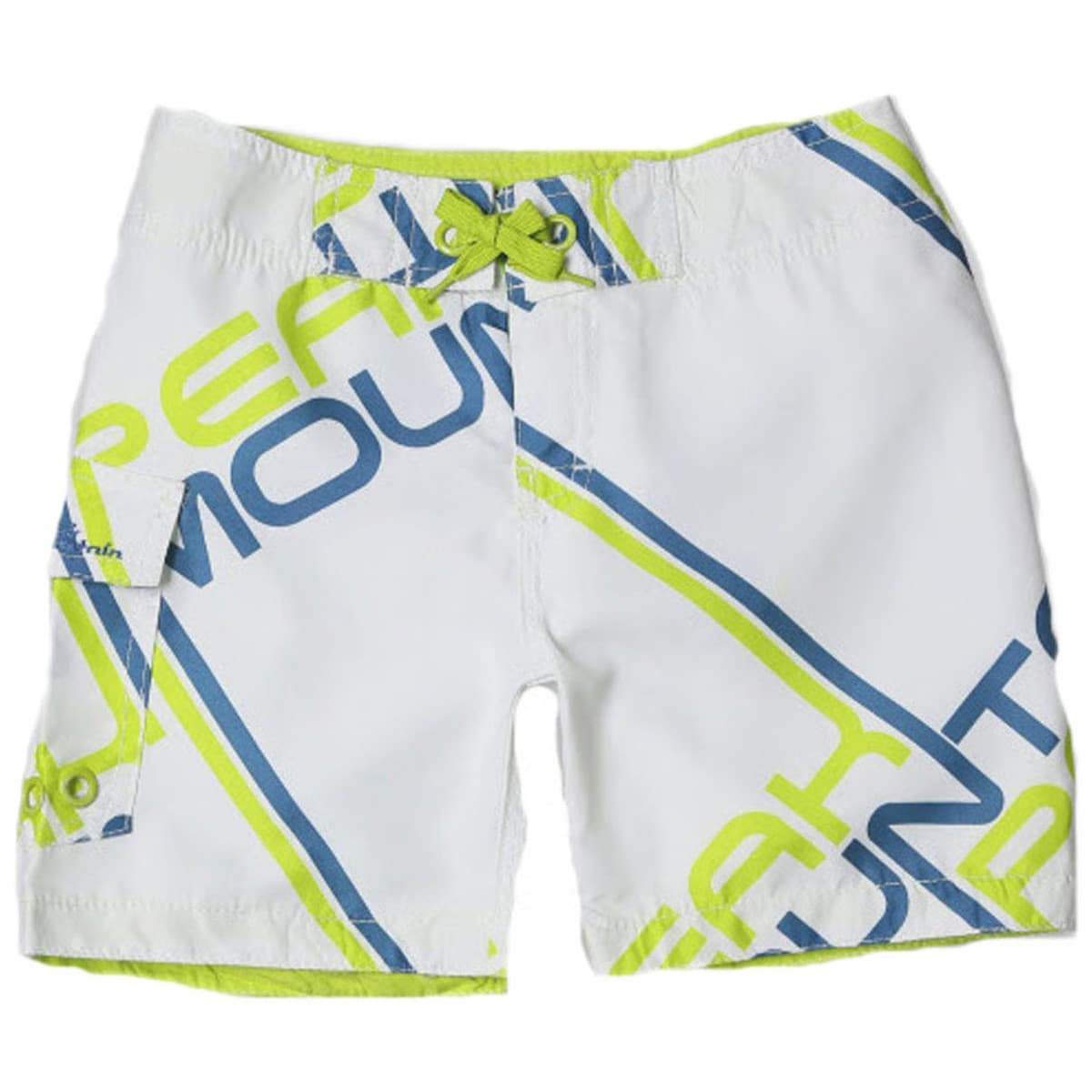 Men's Swimwear Peak Mountain White