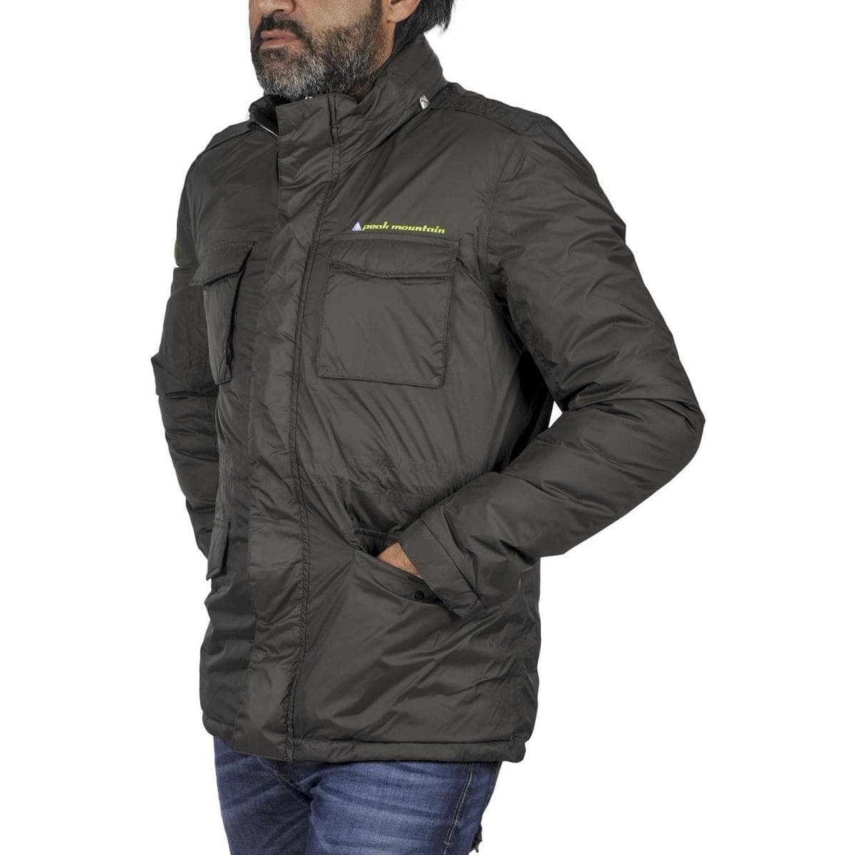 Men's Parkas Peak Mountain Brown