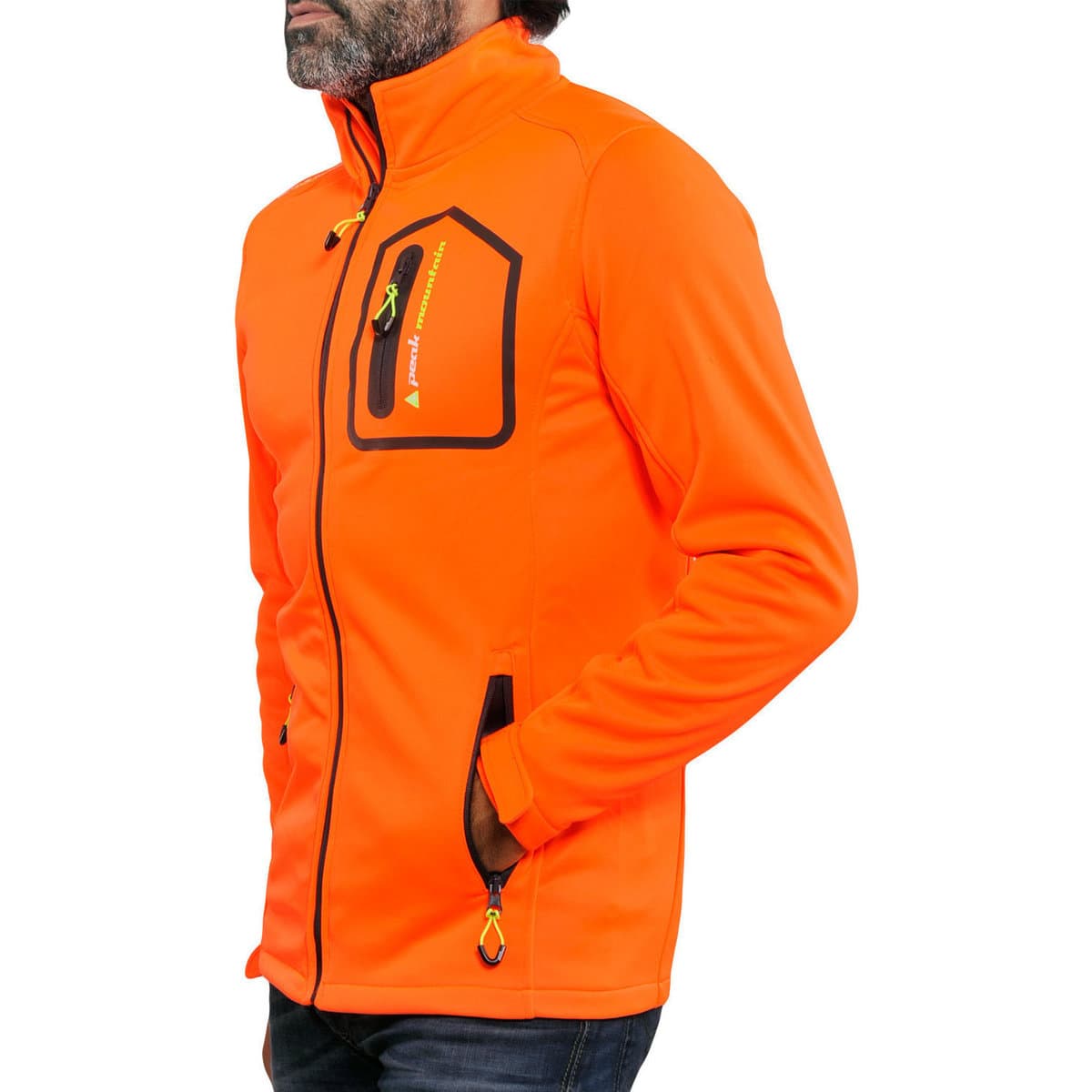 Men's Sweatshirts Peak Mountain Orange