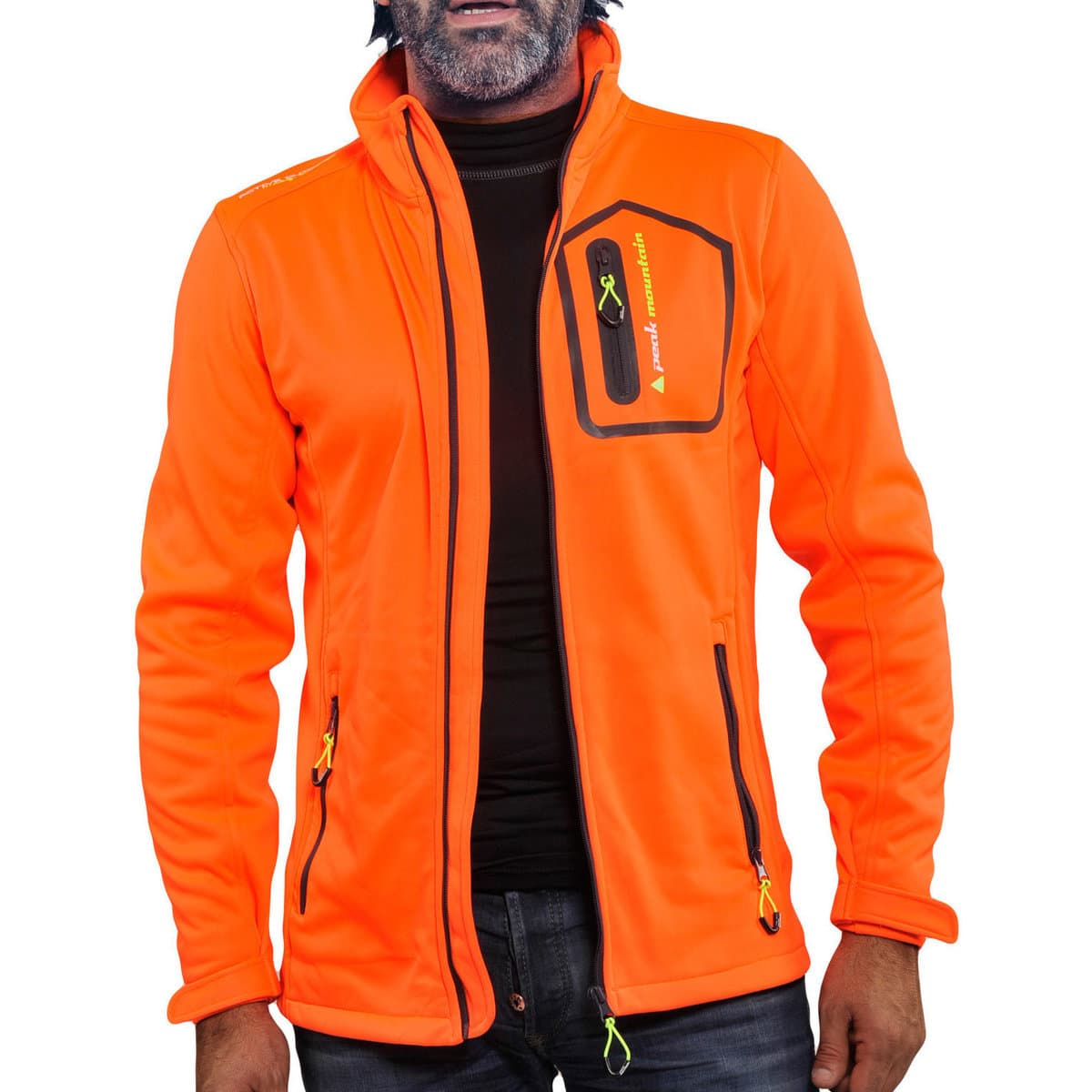 Men's Sweatshirts Peak Mountain Orange