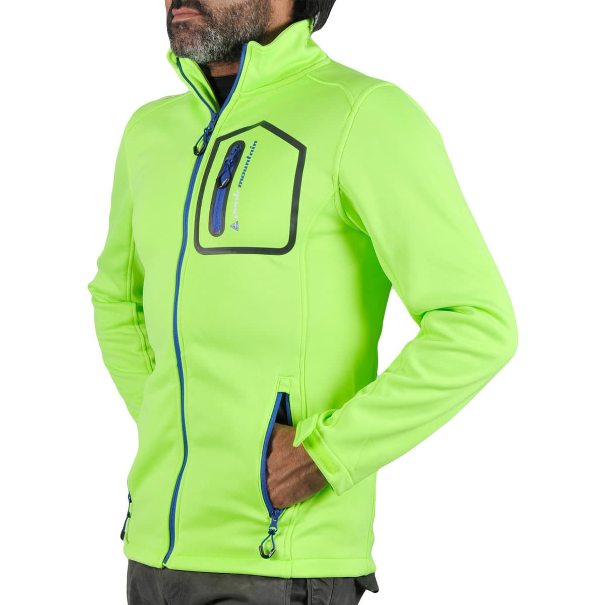 Men's Sweatshirts Peak Mountain Green