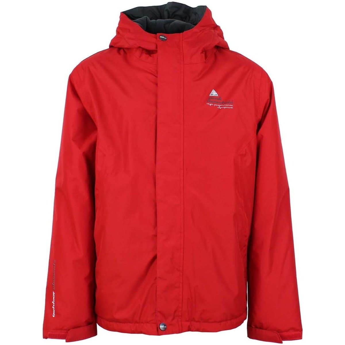 Boys' Windbreakers Peak Mountain Red