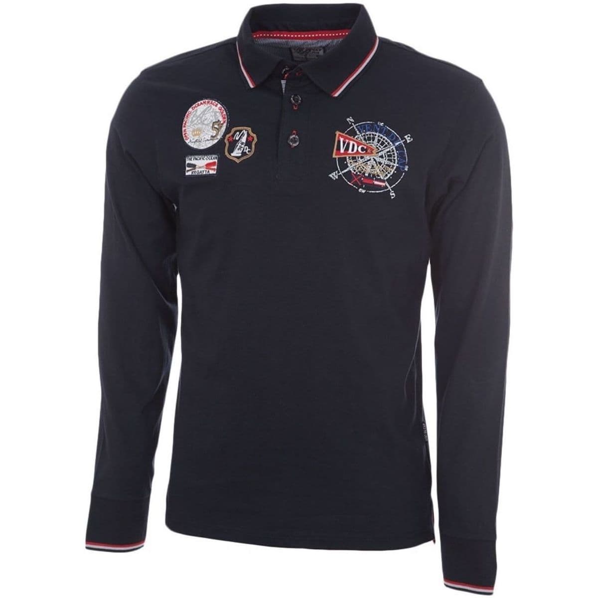 Πόλο με μακριά μανίκια Vent Du Cap Polo manches longues garçon ECAPLANO