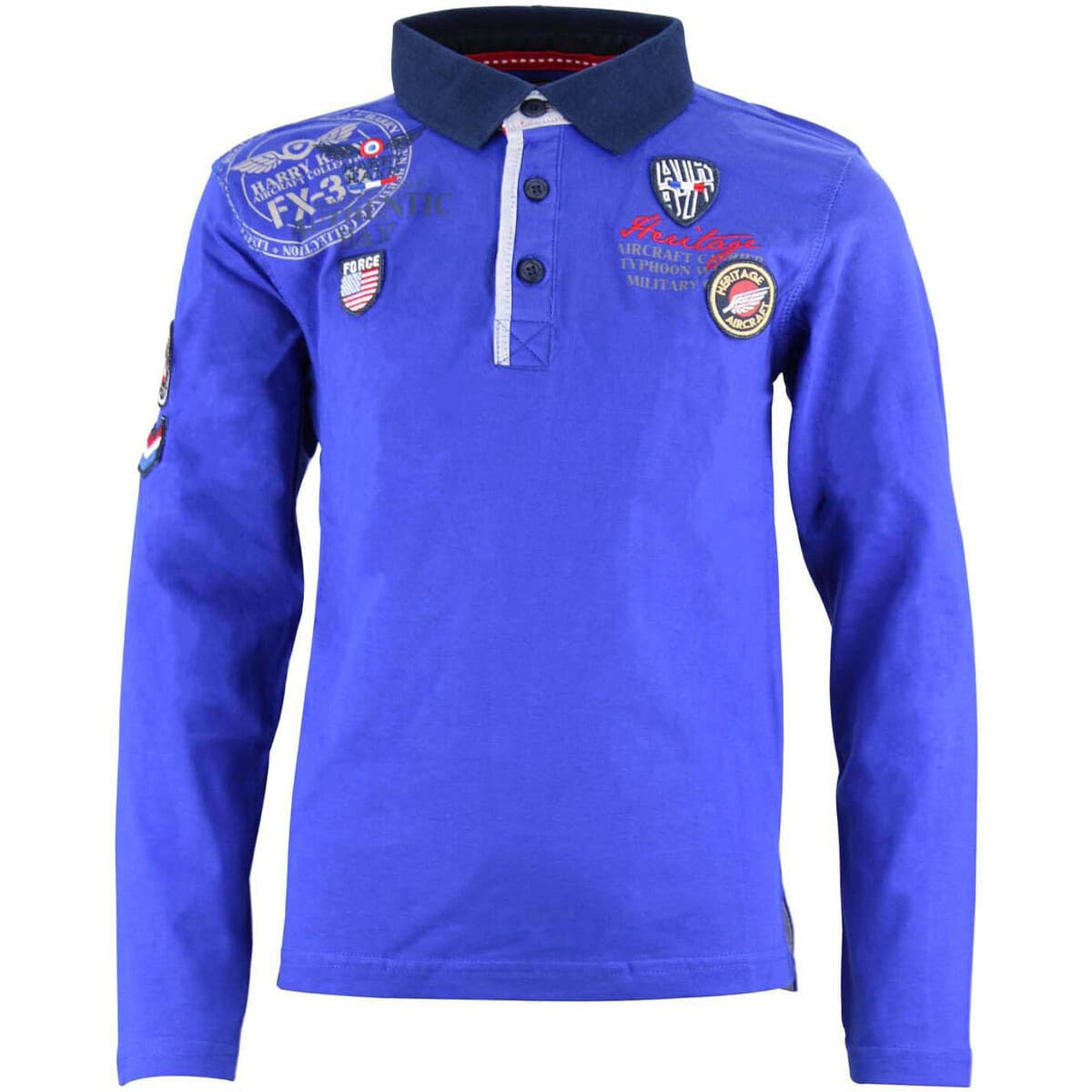 Πόλο με μακριά μανίκια Harry Kayn Polo manches longues garçon ECEGAM