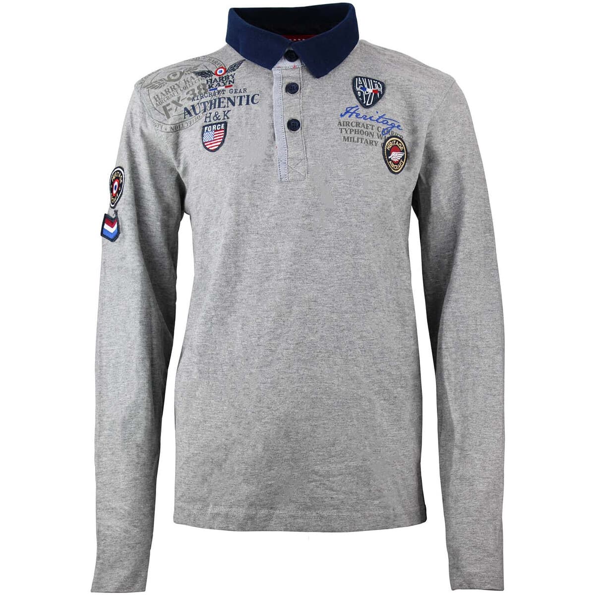 Πόλο με μακριά μανίκια Harry Kayn Polo manches longues garçon ECEGAM