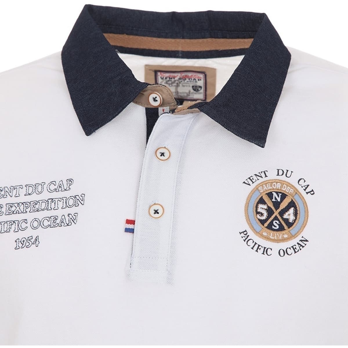 Boys' Polo Shirts Vent Du Cap White