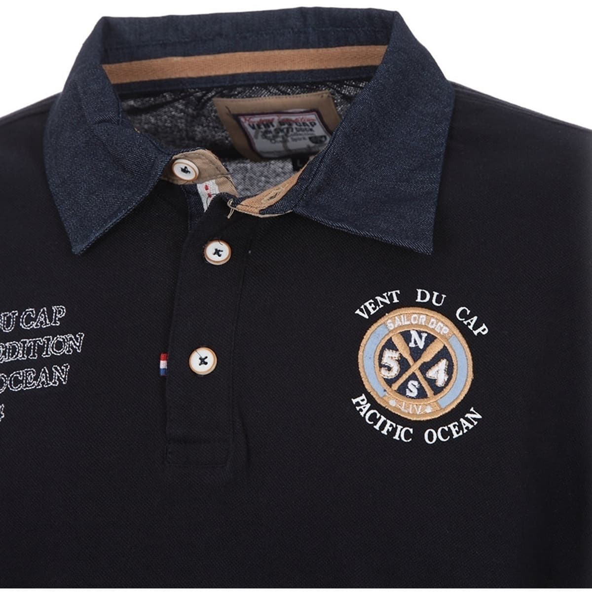 Boys' Polo Shirts Vent Du Cap Blue