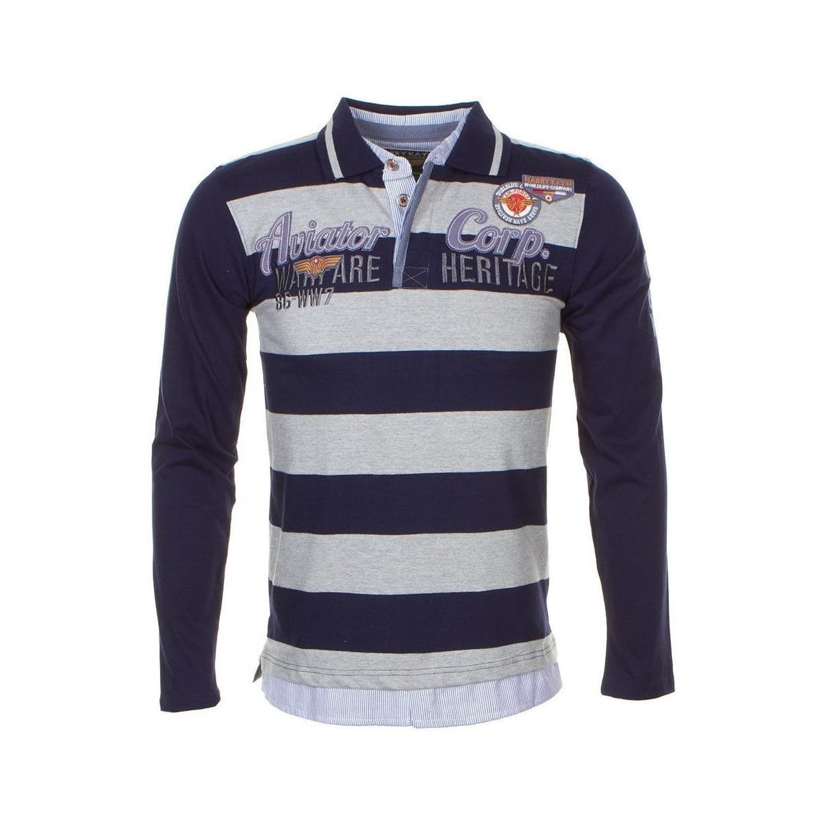 Πόλο με μακριά μανίκια Harry Kayn Polo manches longues garçon ECHAGOR