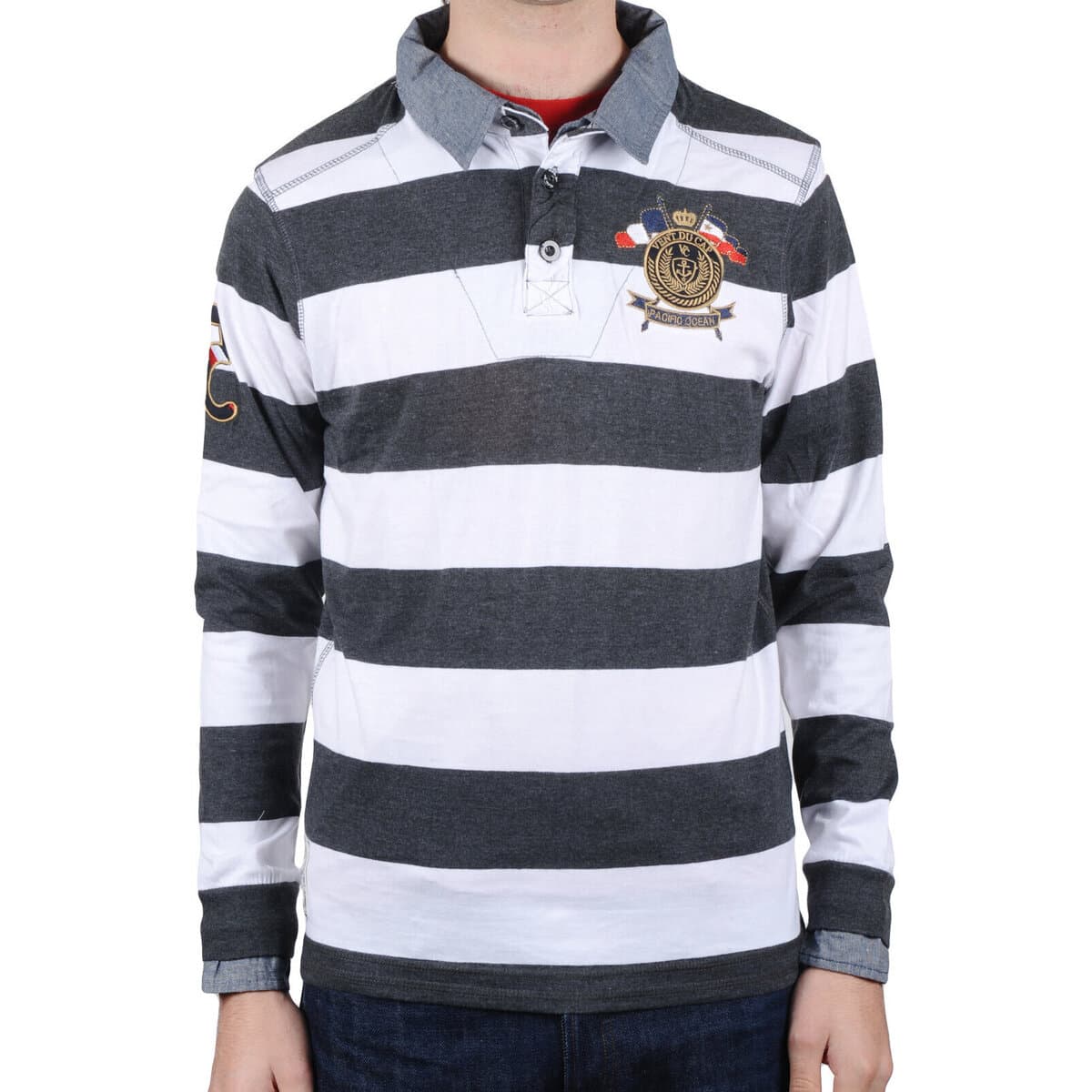 Boys' Polo Shirts Vent Du Cap Gray