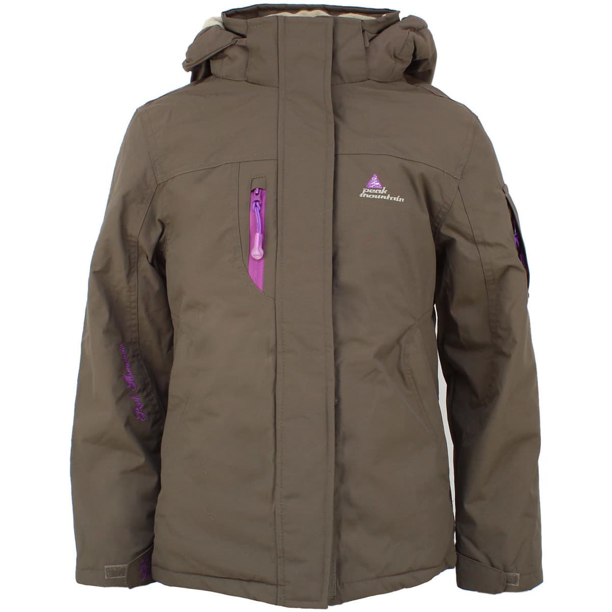 Girls' Parkas Peak Mountain Beige