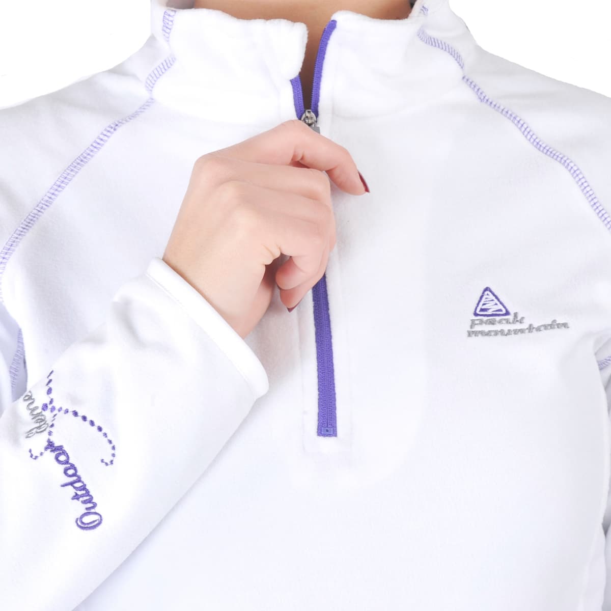 Girls' Hoodies & Sweatshirts Peak Mountain White