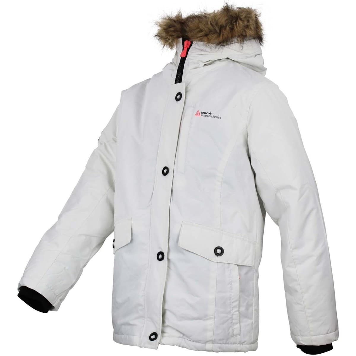 Girls' Parkas Peak Mountain White