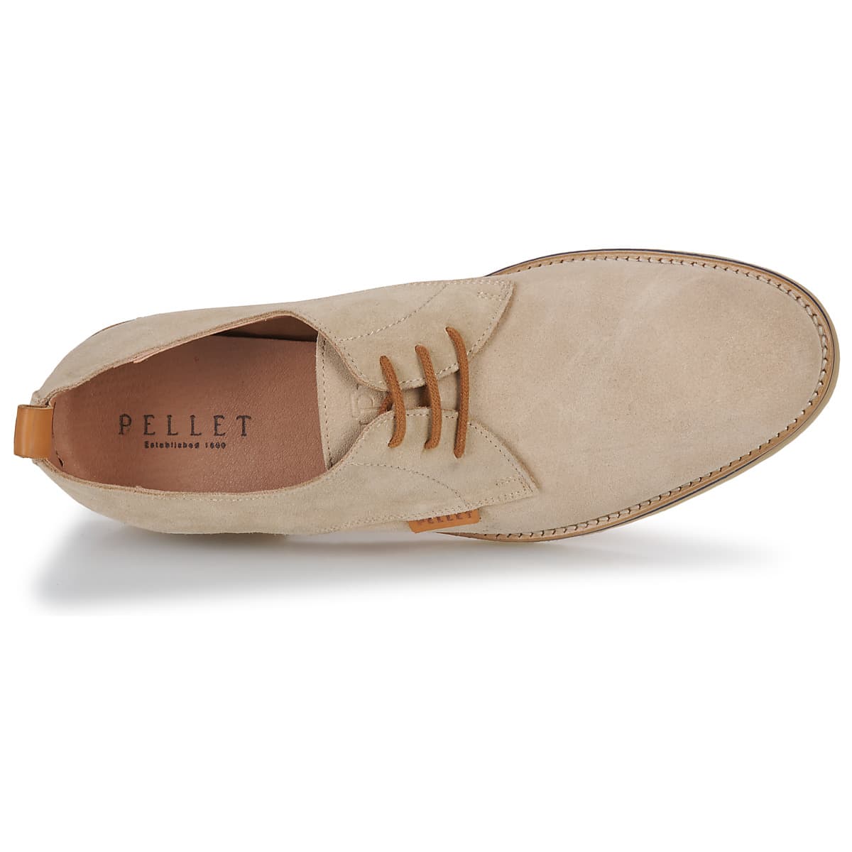 Men's Derby Shoes Pellet Beige