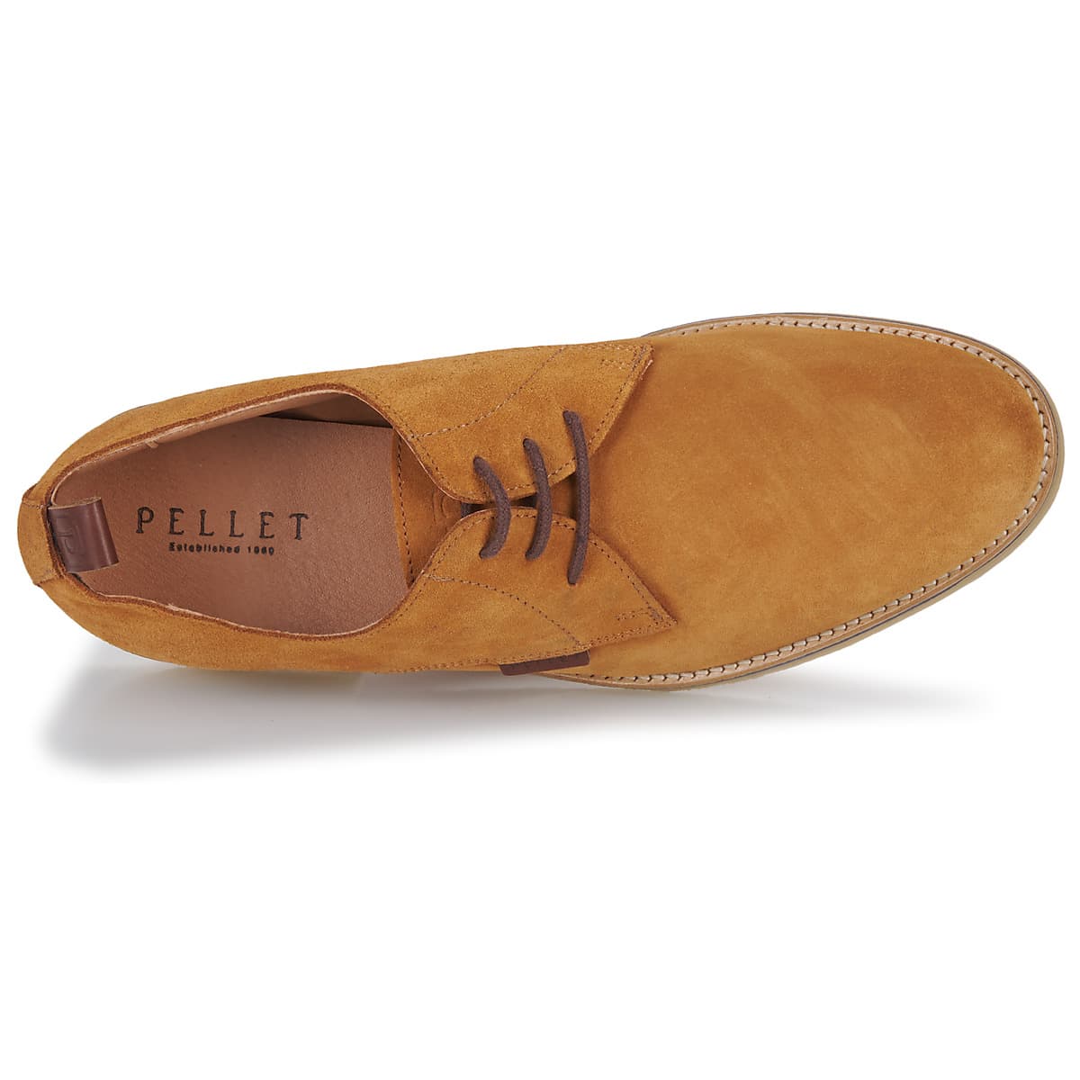 Men's Derby Shoes Pellet Brown
