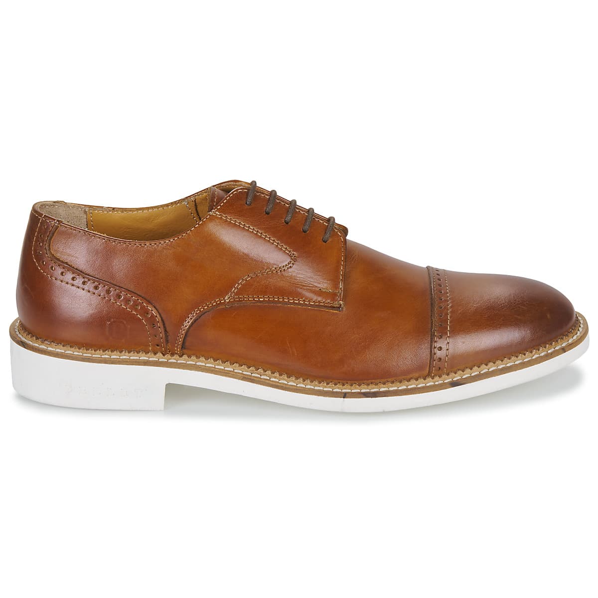 Men's Derby Shoes Pellet Brown