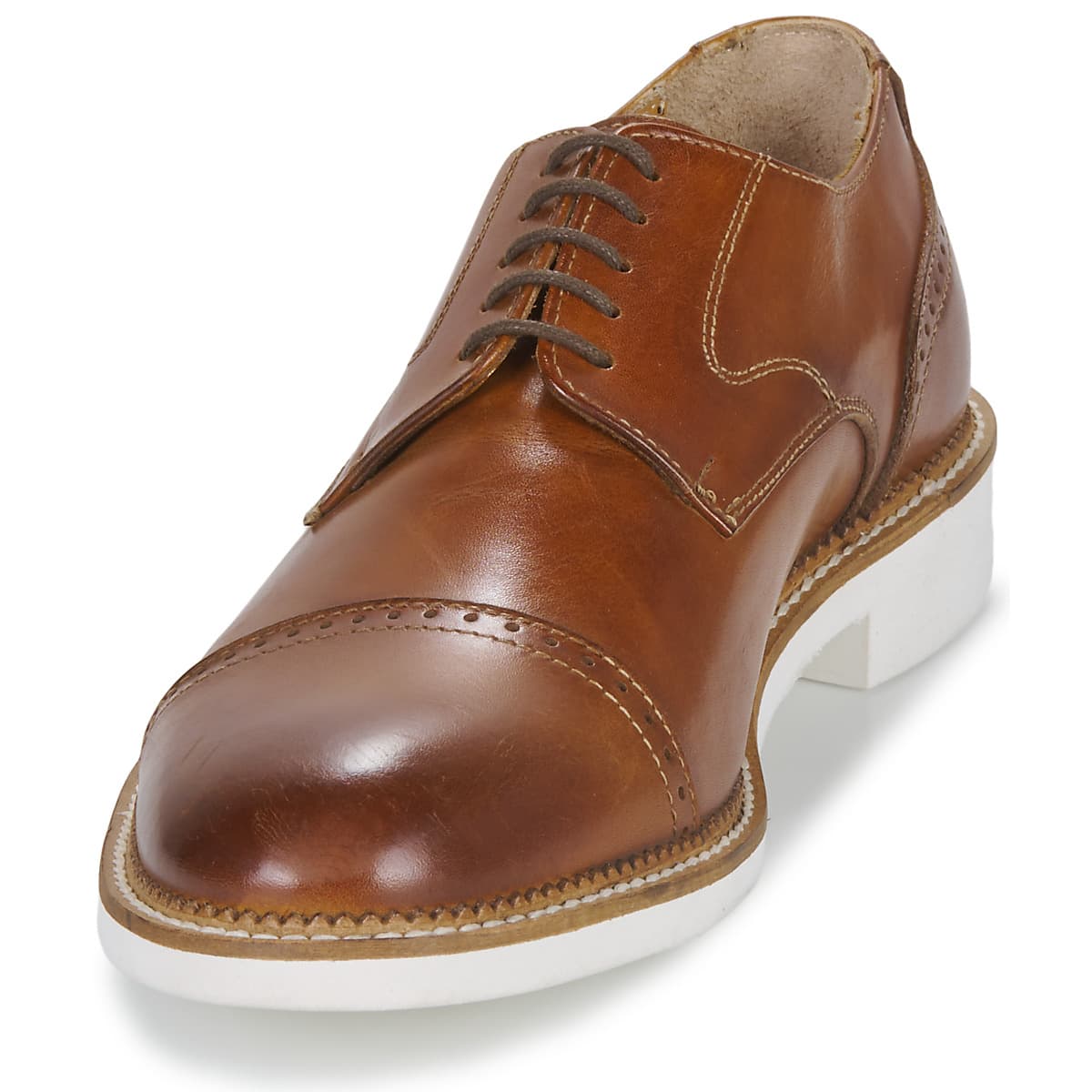 Men's Derby Shoes Pellet Brown