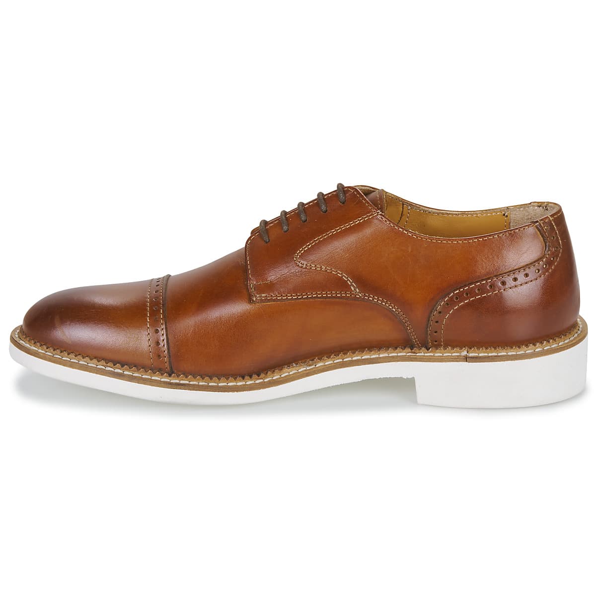 Men's Derby Shoes Pellet Brown