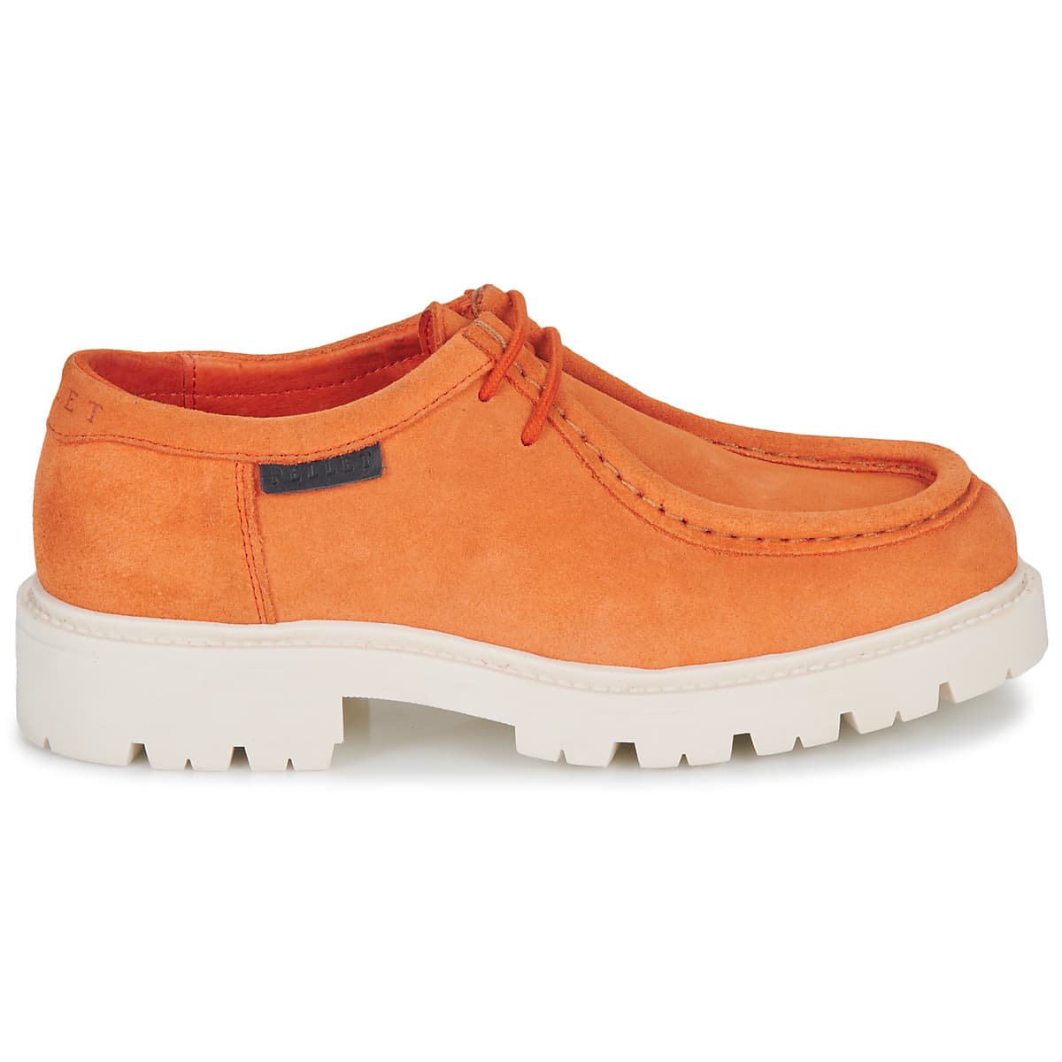 Women's Derby Shoes Pellet Orange