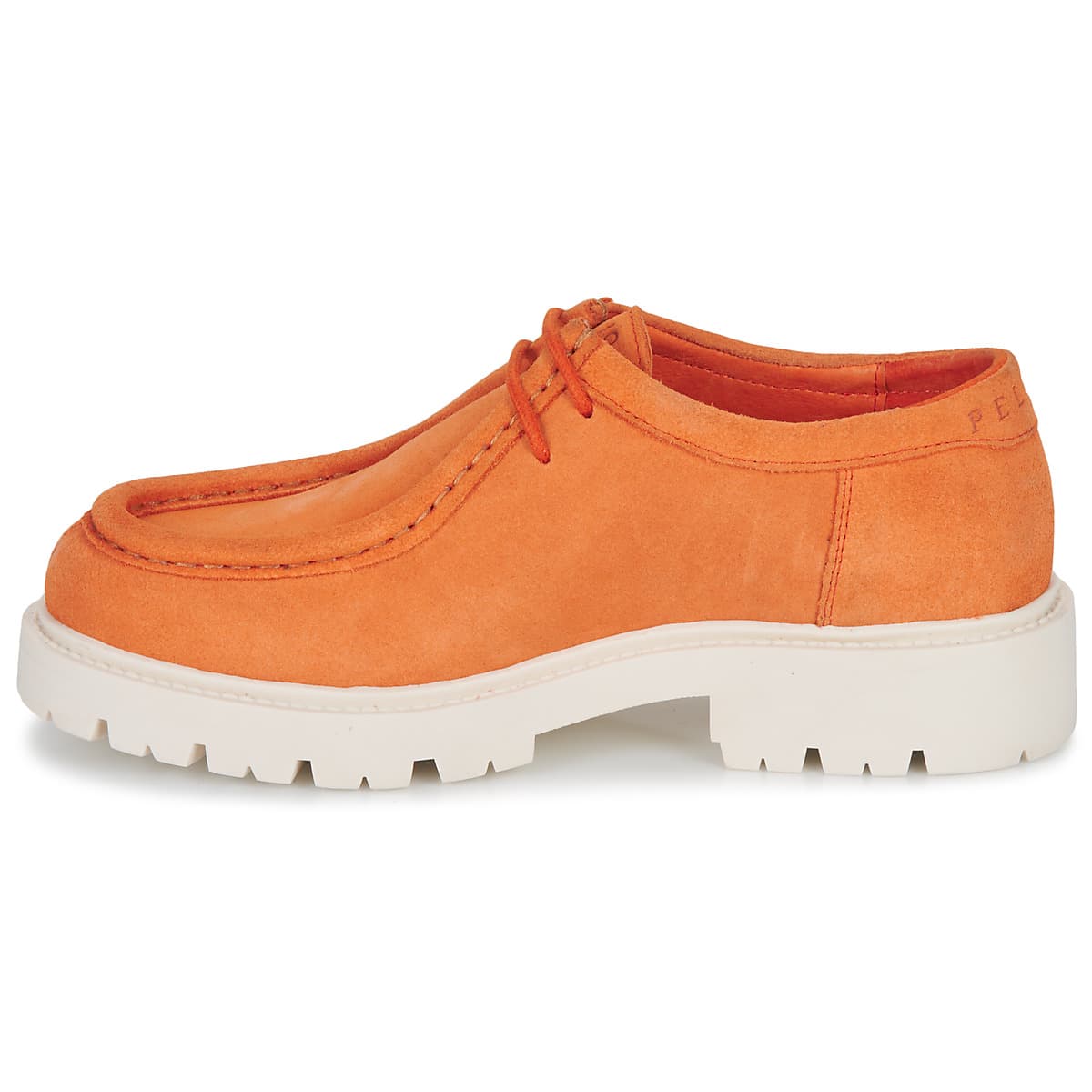 Women's Derby Shoes Pellet Orange