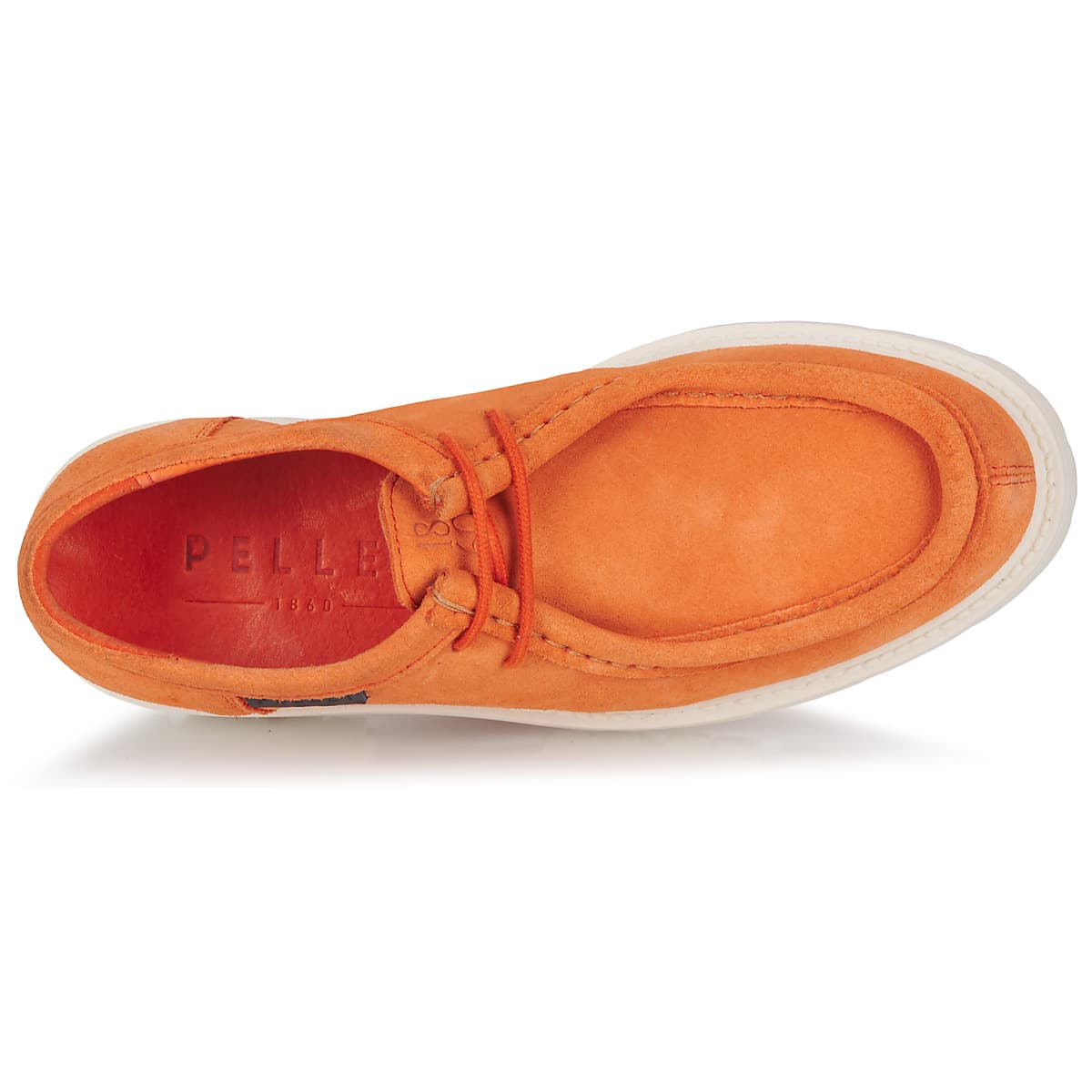 Women's Derby Shoes Pellet Orange