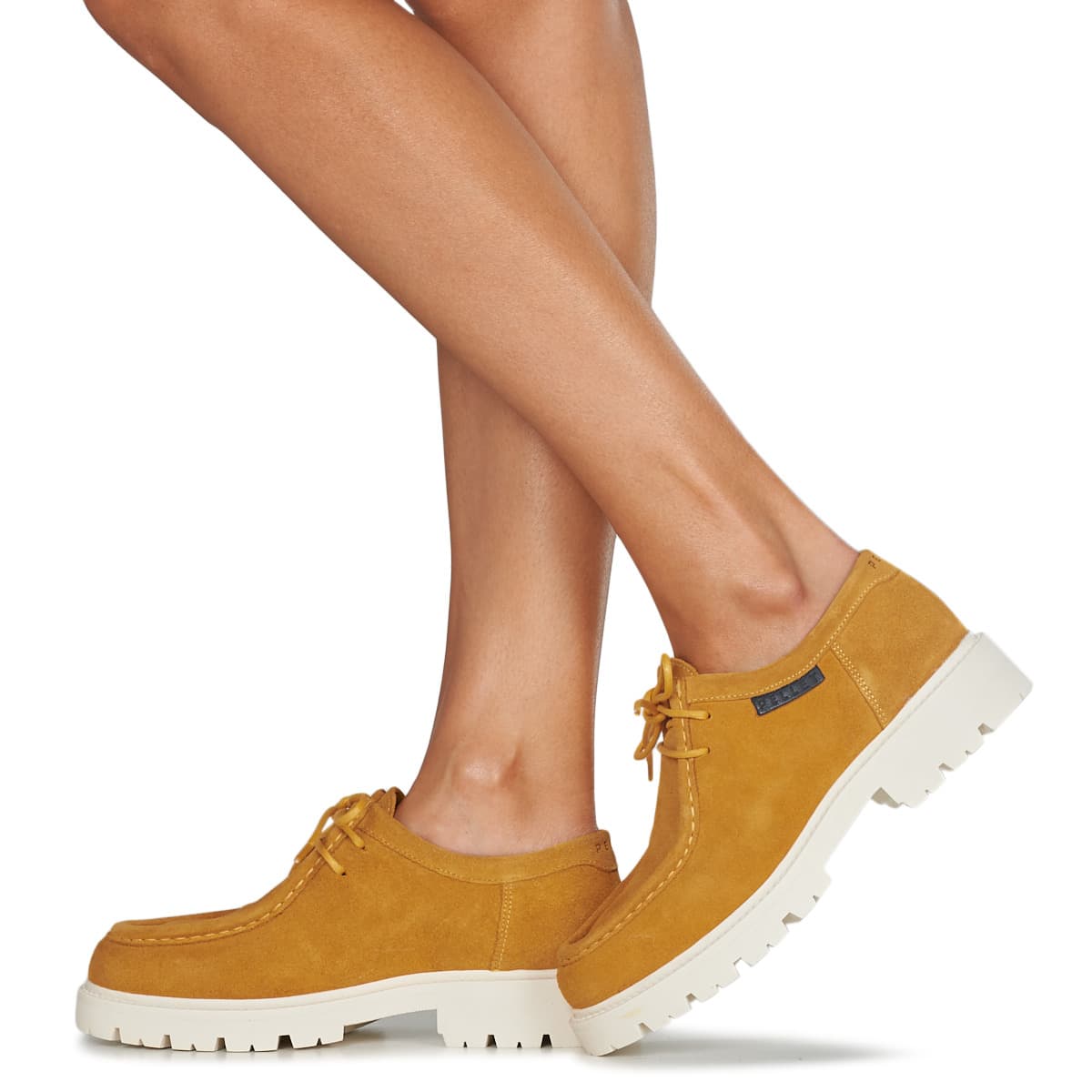 Women's Derby Shoes Pellet Yellow