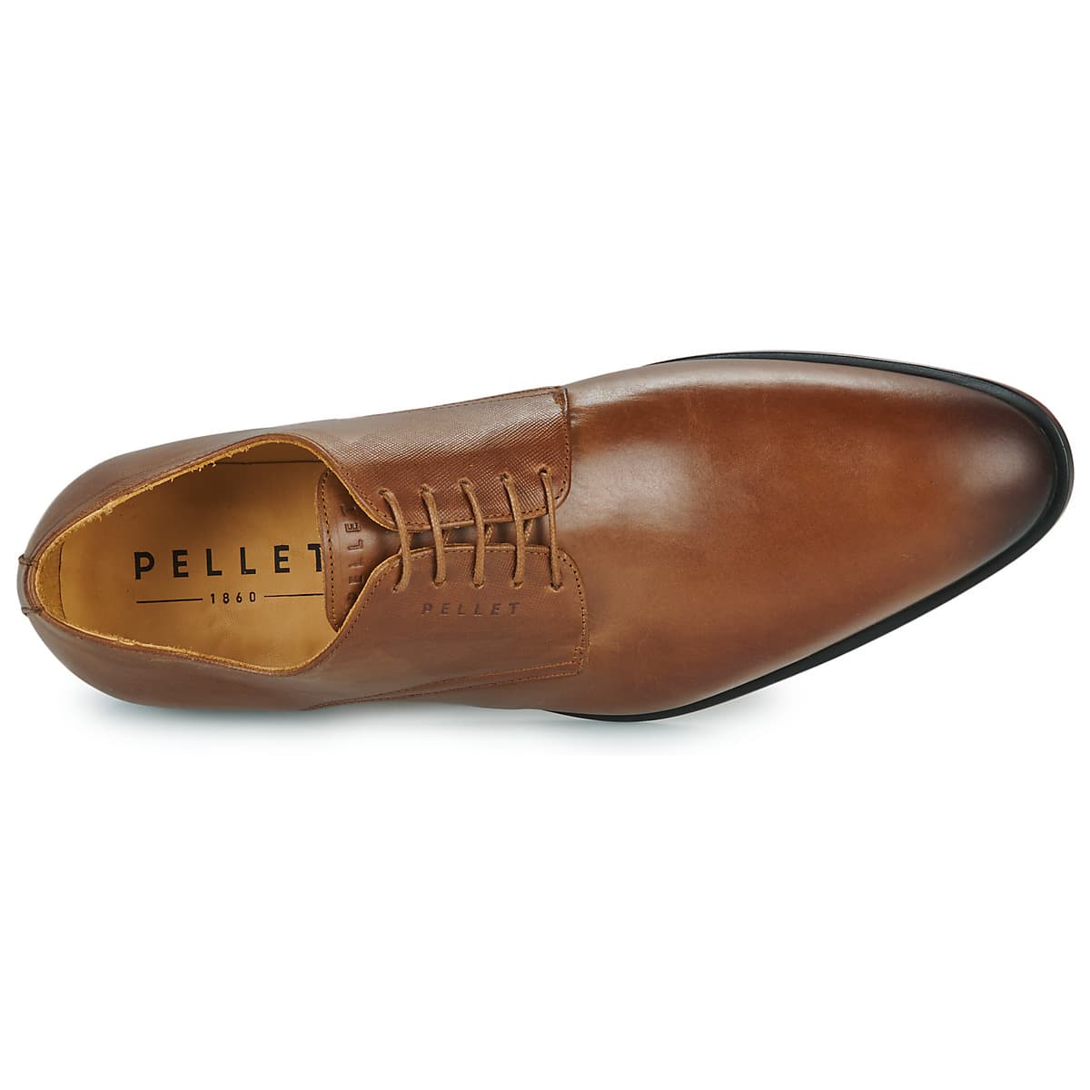 Men's Derby Shoes Pellet Brown