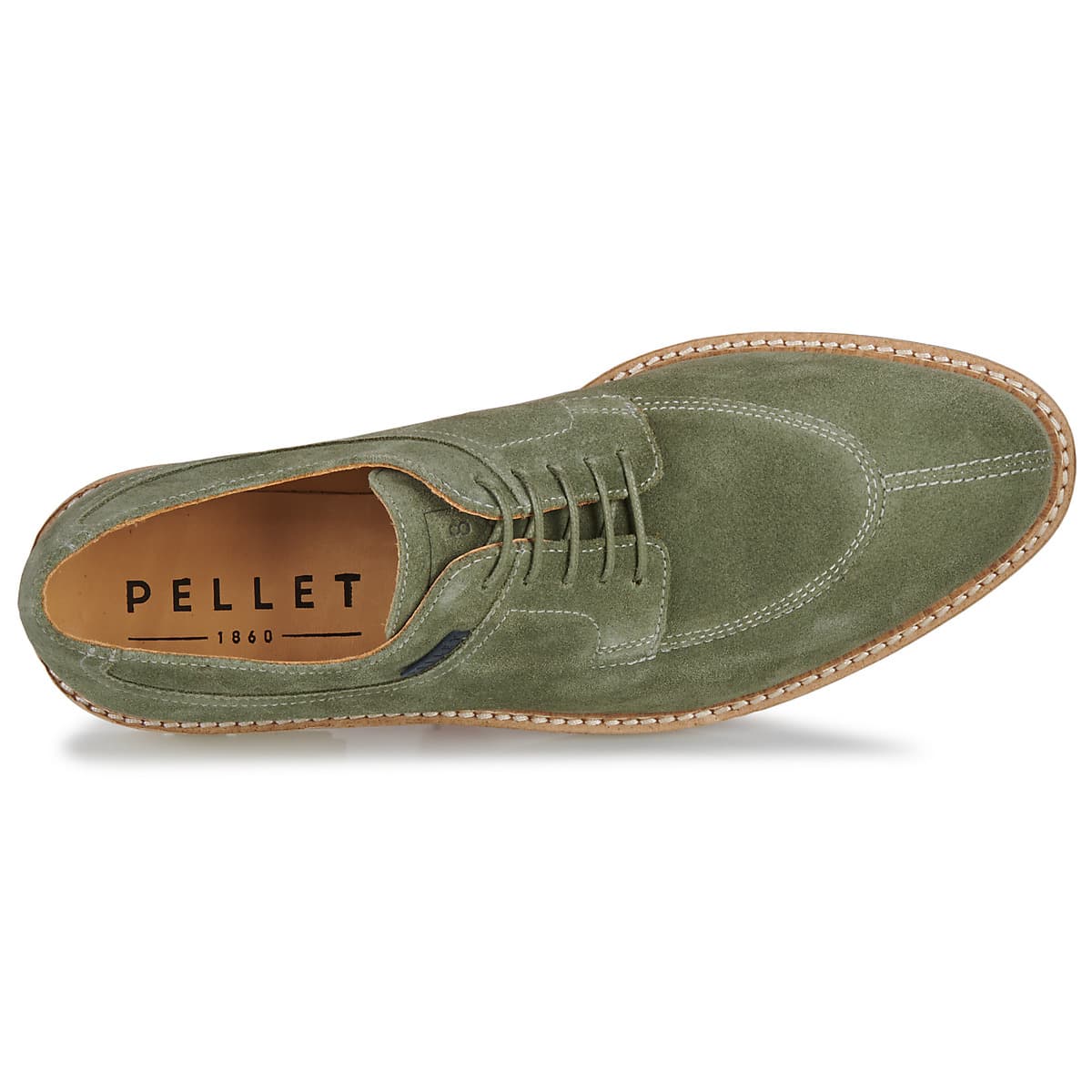 Women's Derby Shoes Pellet Green