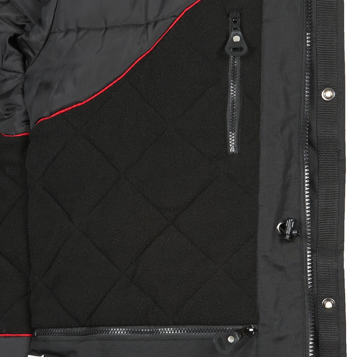 Men's Parkas Casual Attitude Black