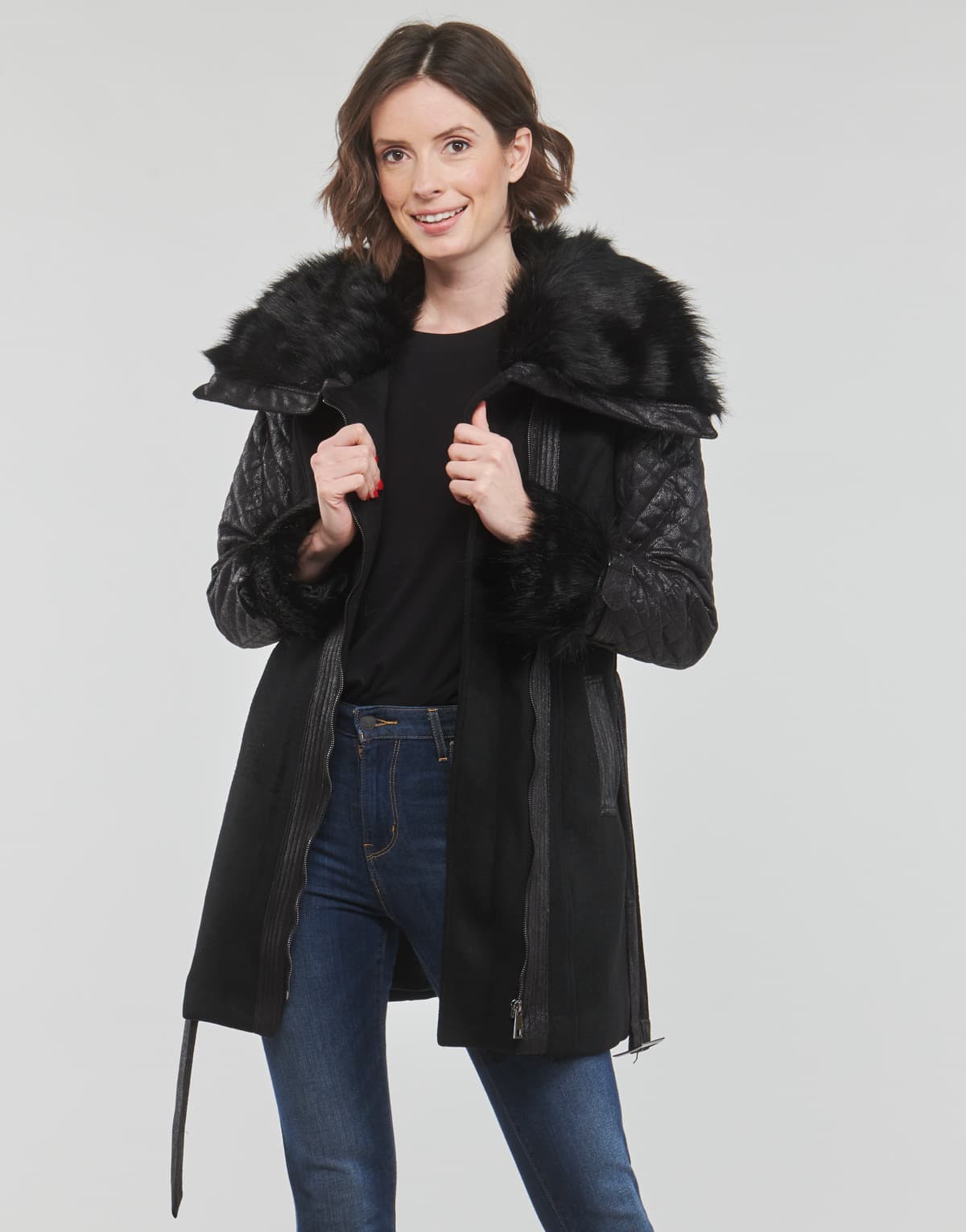 Women's Coats Moony Mood Black