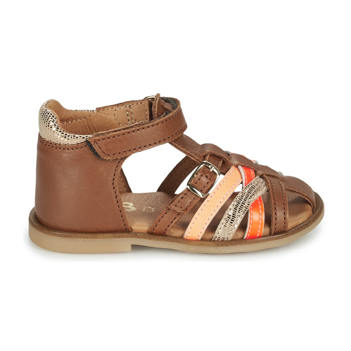 Girls' Sandals GBB Brown