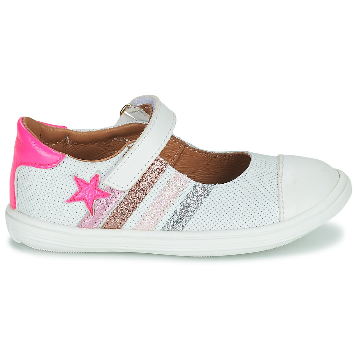 Women's Ballet Flats GBB White