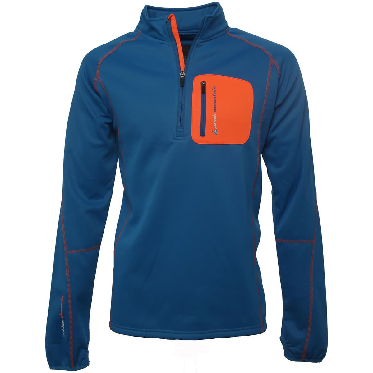 Men's Sweatshirts Peak Mountain Orange