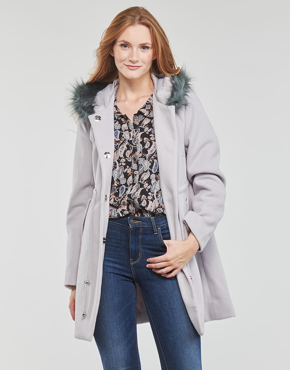 Women's Coats Betty London Gray